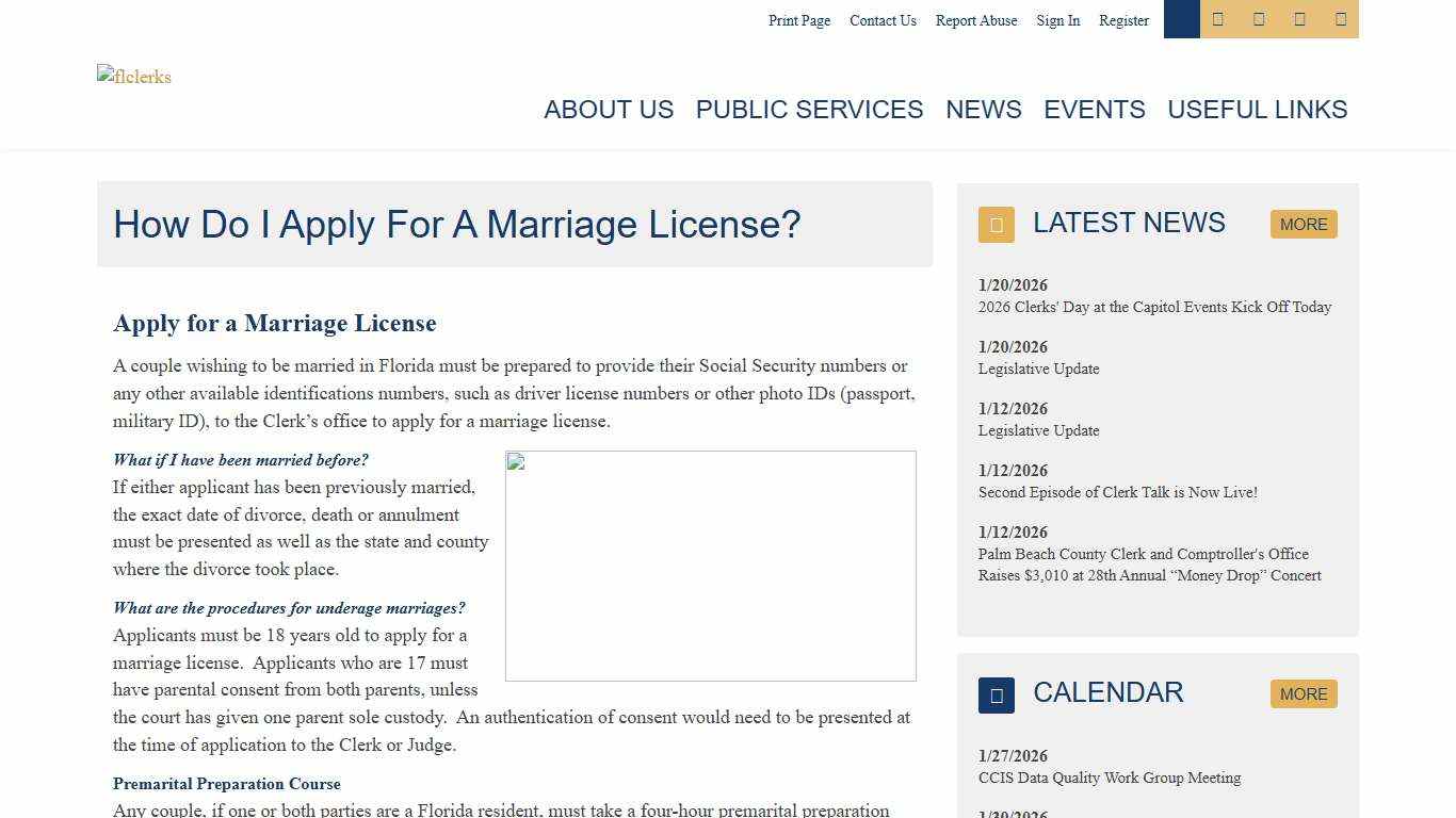 How Do I Apply For A Marriage License? - Florida Court Clerks & Comptrollers